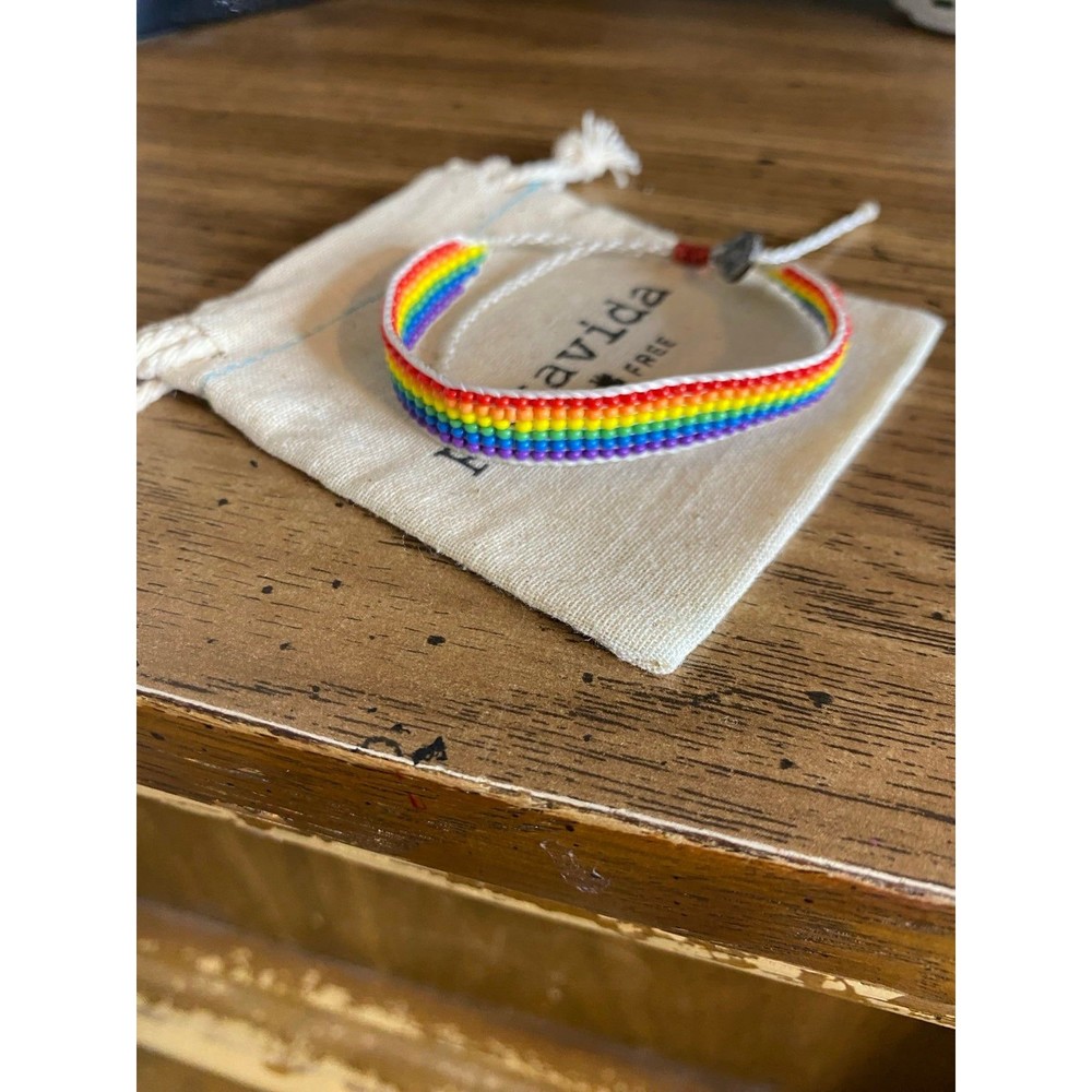 Pura Vida Pride Seedbead Bracelet